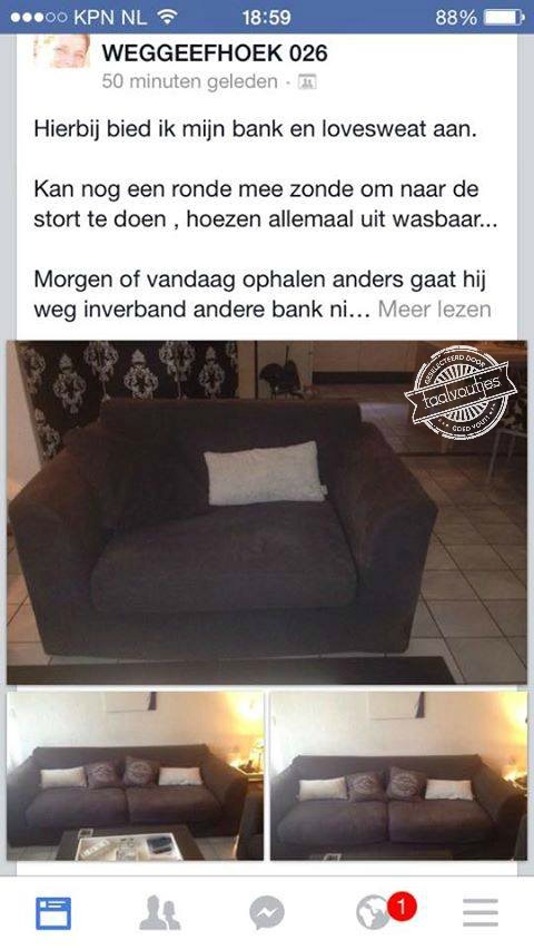 Alleen als het lekker ruikt