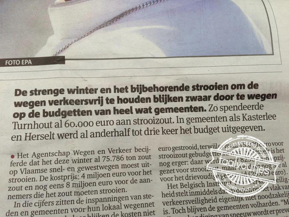 Zouden ze strooien met spijkers?