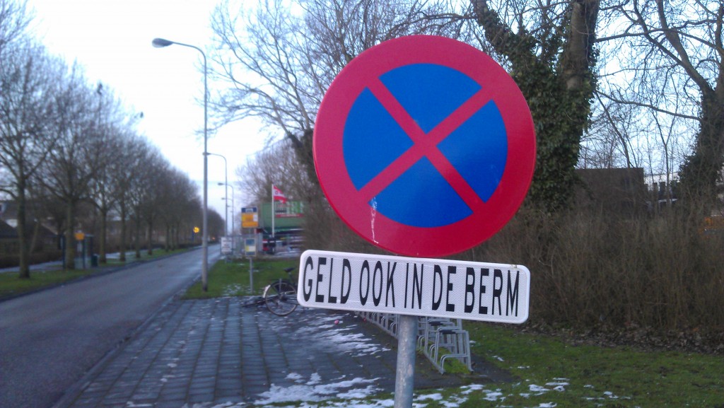 Ah, dus daar eindigt de regenboog! 