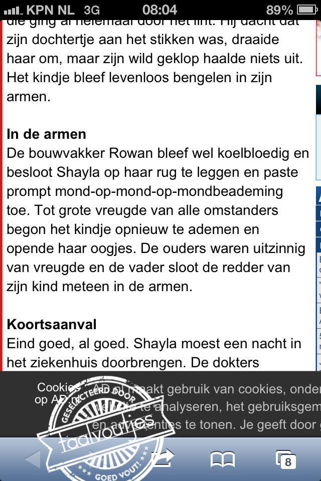 Er zal in ieder geval genoeg zuurstof aan te pas zijn gekomen