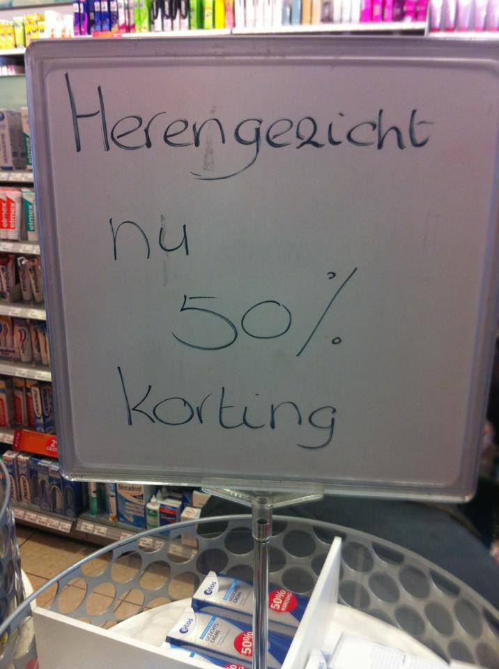 Mooi, ik begon het mijne zo langzamerhand zat te worden.