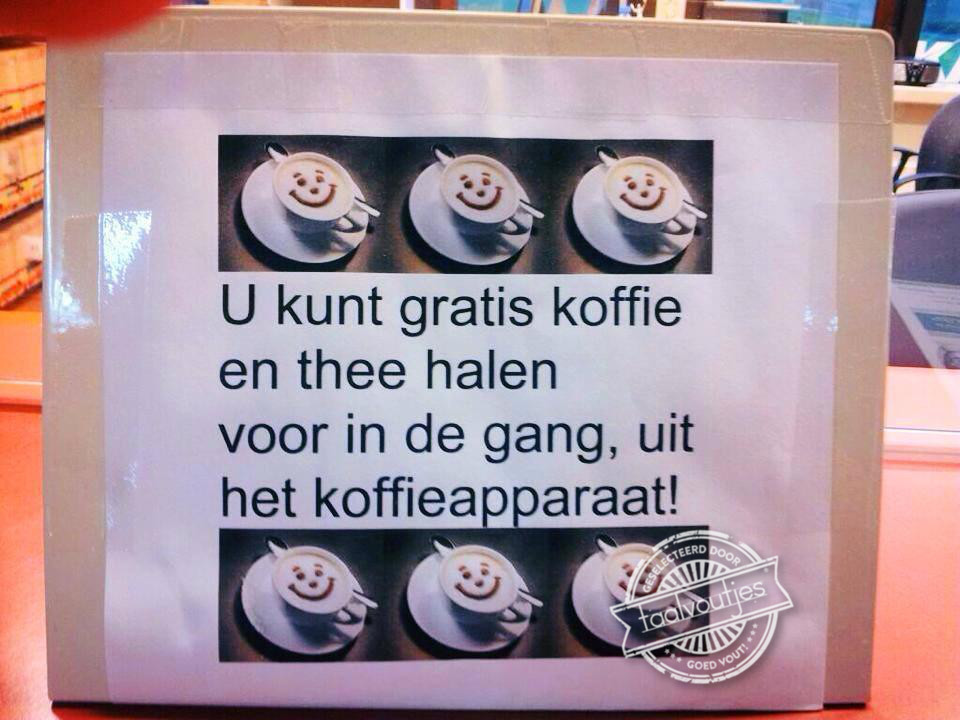 Hebben ze daar dan wel genoeg ruimte voor een theekransje?