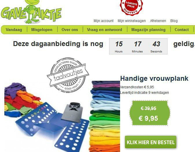 In de aanbieding: tante Sidonia!