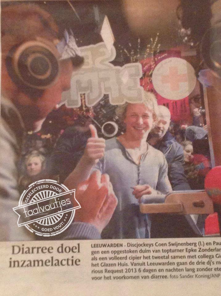 Hopelijk staan er genoeg wc's in het Glazen Huis ...