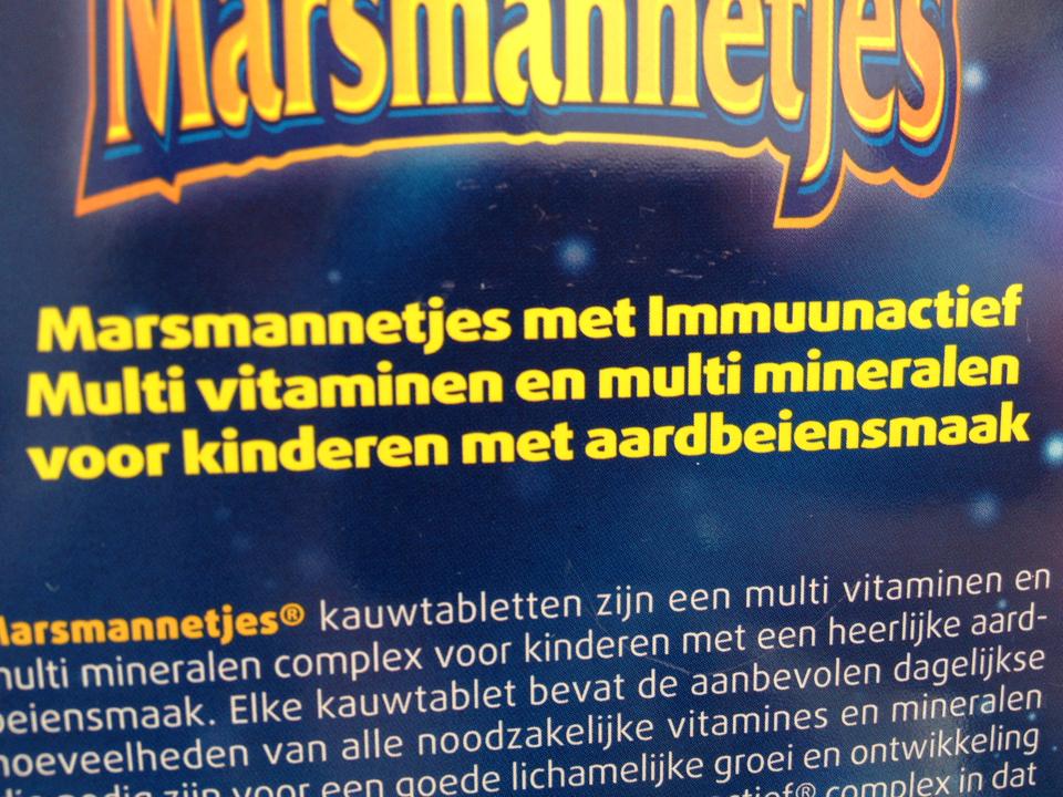 Oh, jammer, die van mij smaken naar banaan... 