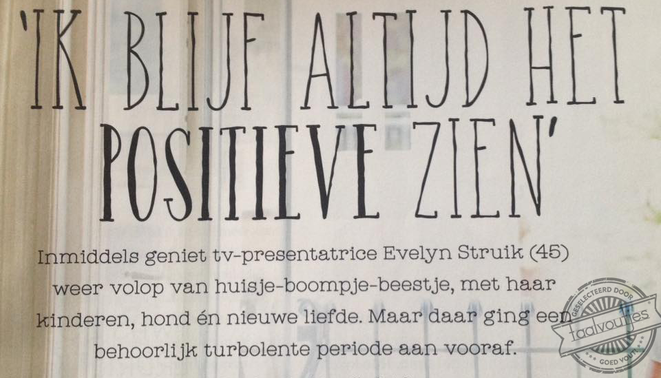 Ze verlangt naar een relaxzomer.