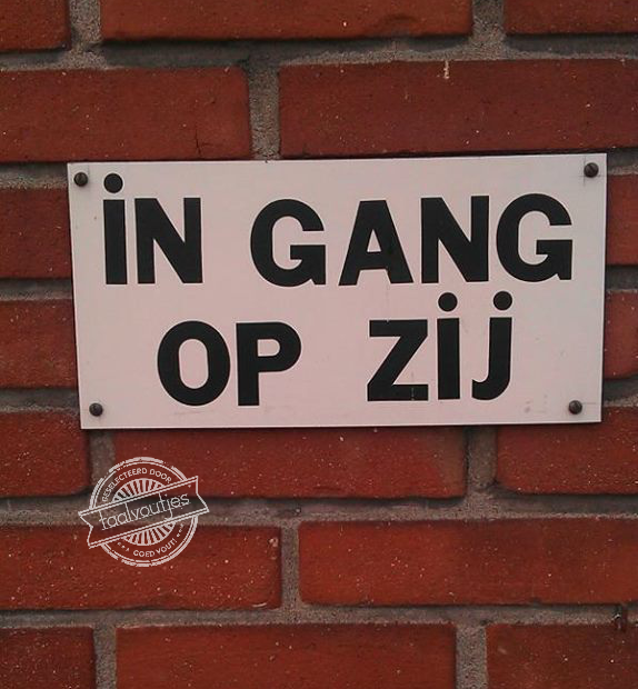 Ik sta toch liever rechtop...