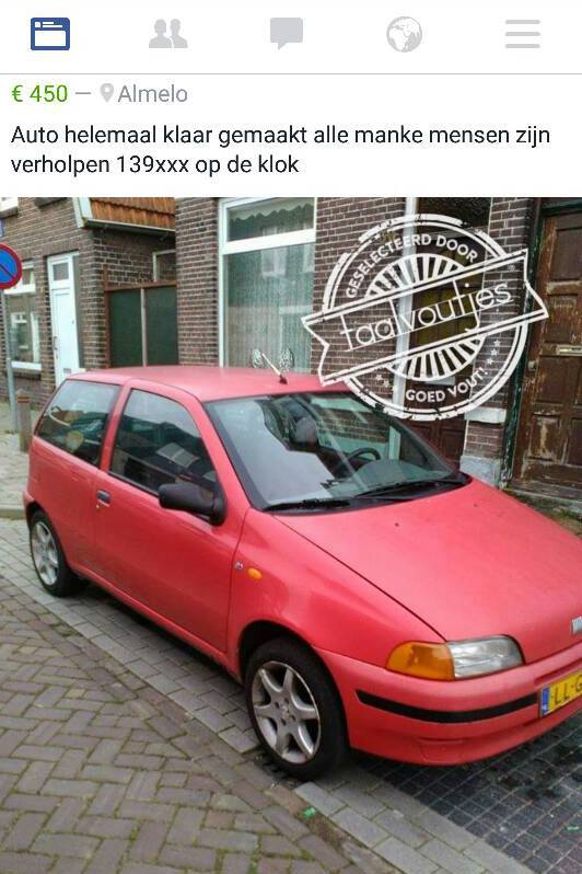 5. Hij komt net terug uit Lourdes.