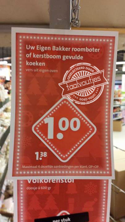 Dat zullen flinke koeken zijn!