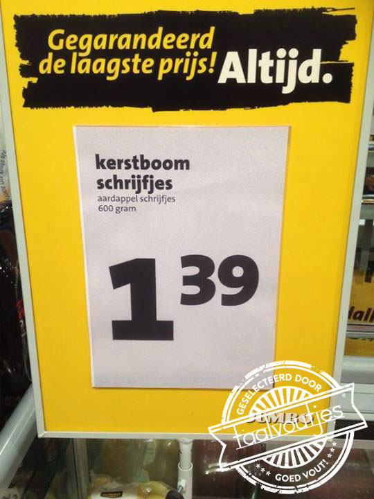 Schrijft-ie dan ook meteen m'n kerstgedicht?