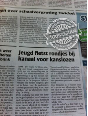 Jongeren in Goor zijn nogal van het leedvermaak ...