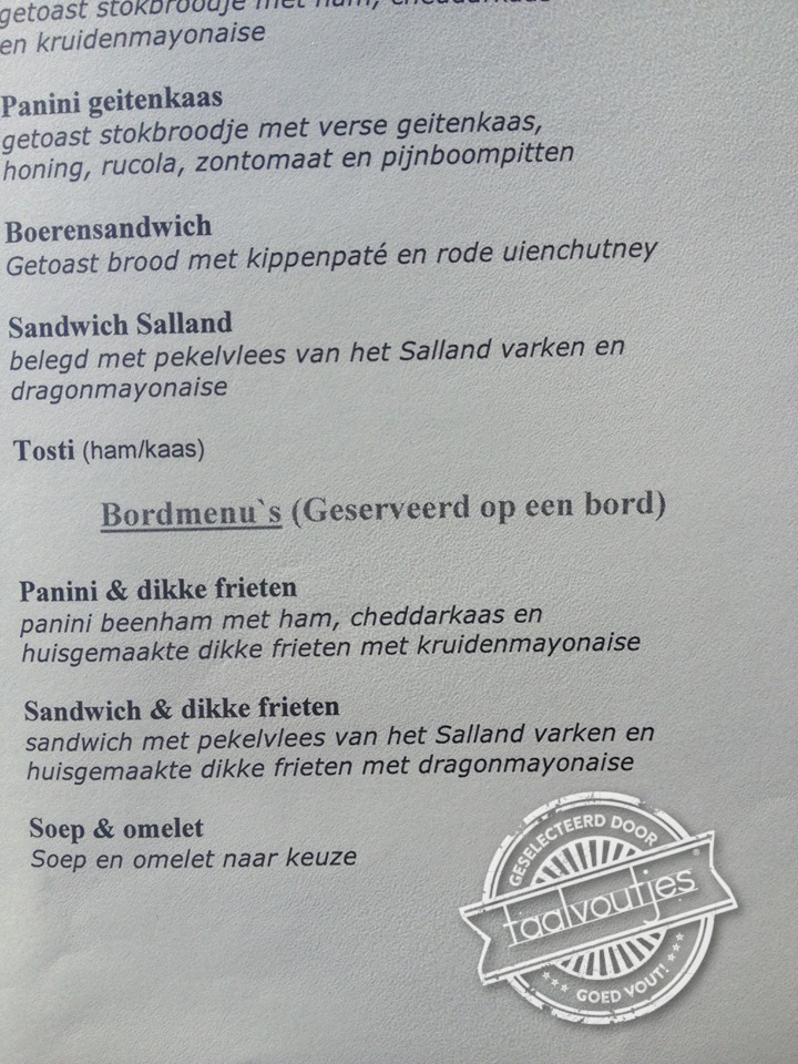 Je mag het ook gewoon in mijn schoot gooien, hoor!