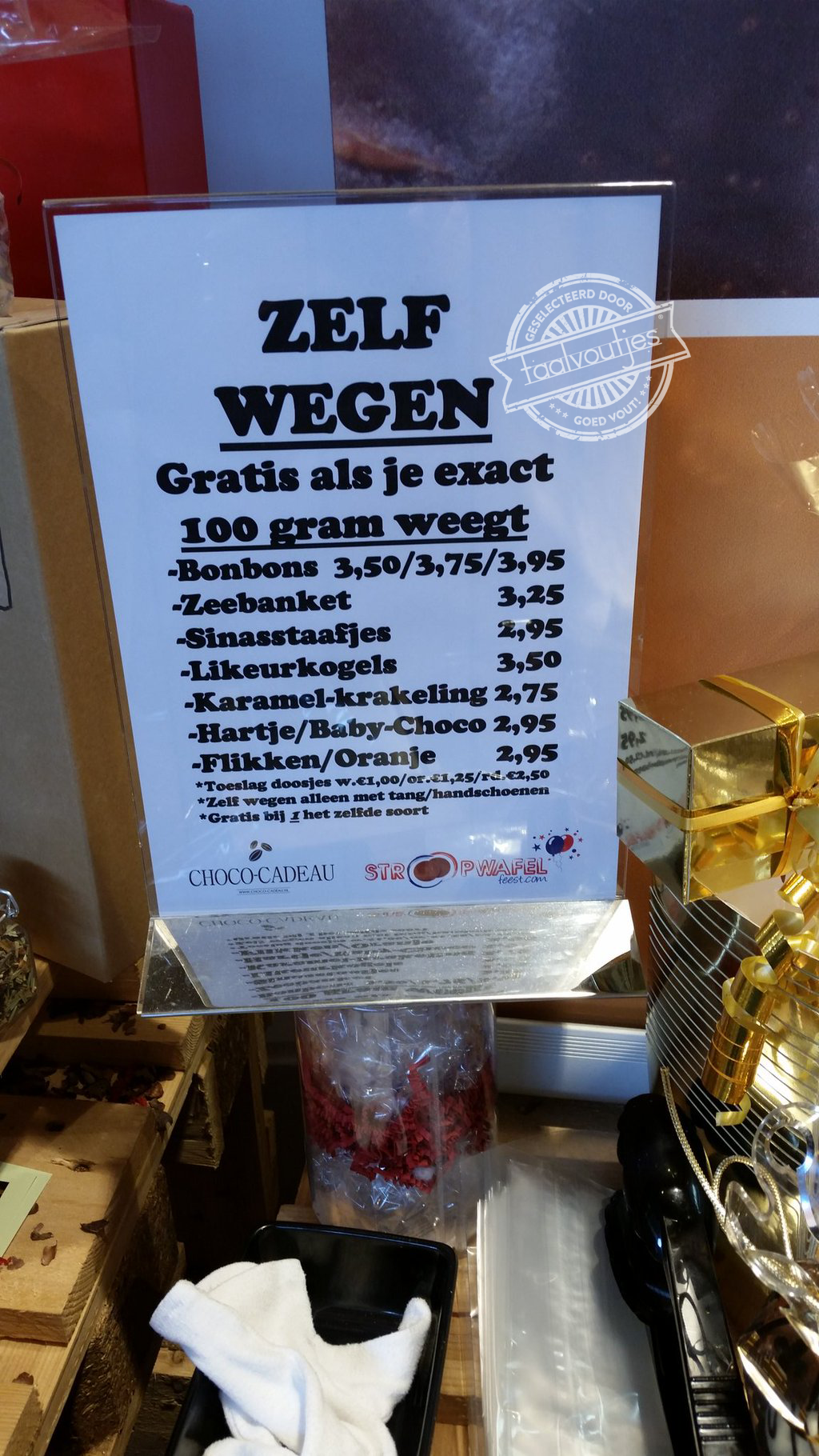 Kan je zeker héél lang wachten!