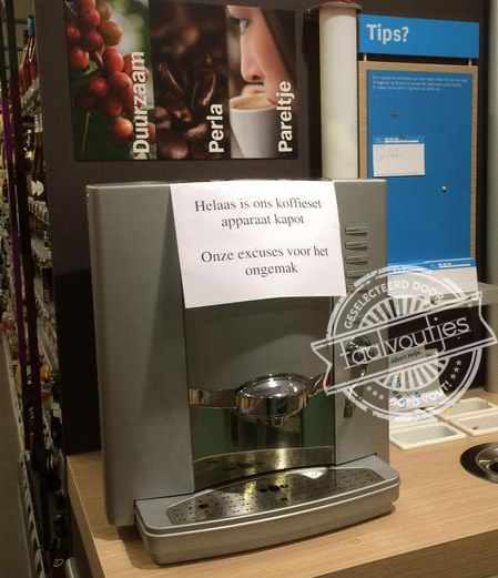 En het theeservies deed ook al weinig.