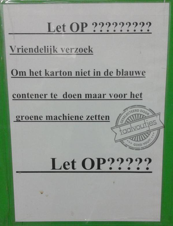 Maar alleen omdat je het zo vriendelijk vraagt.