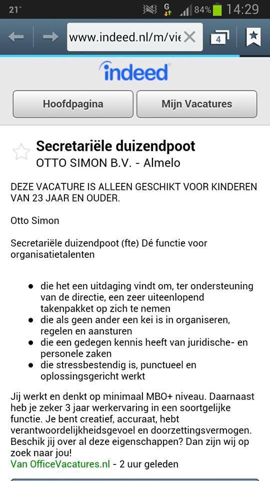 En wij maar denken dat kinderarbeid verboden is ...