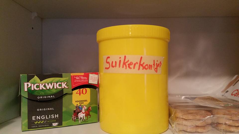 Elk klontje komt op het ...