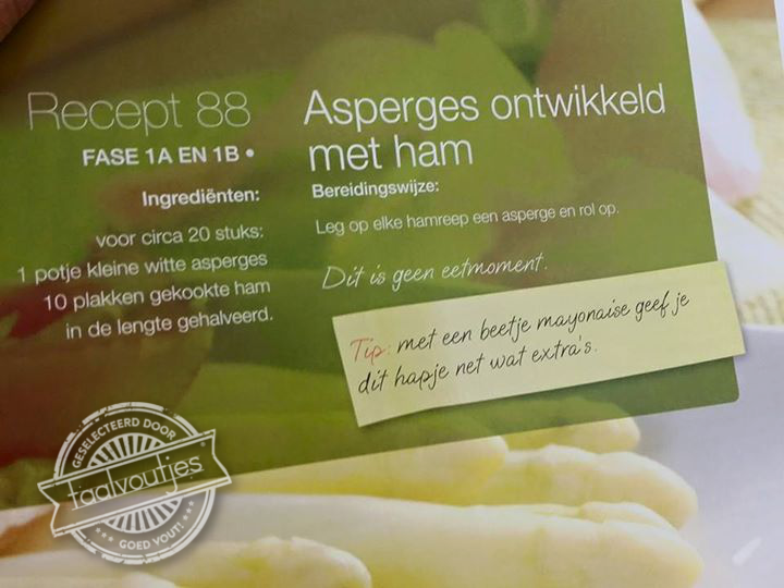 Erg innovatief, maar niet geschikt voor vegetariërs.