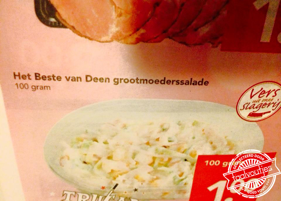 Smaakt wat muf en taai.