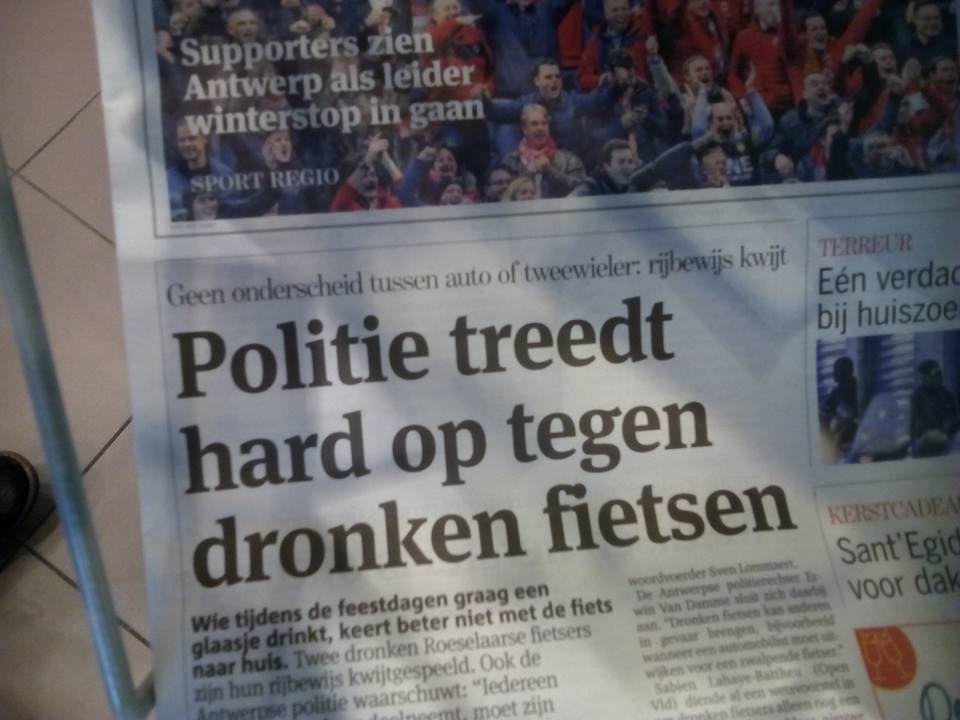 Dat geslinger is levensgevaarlijk.