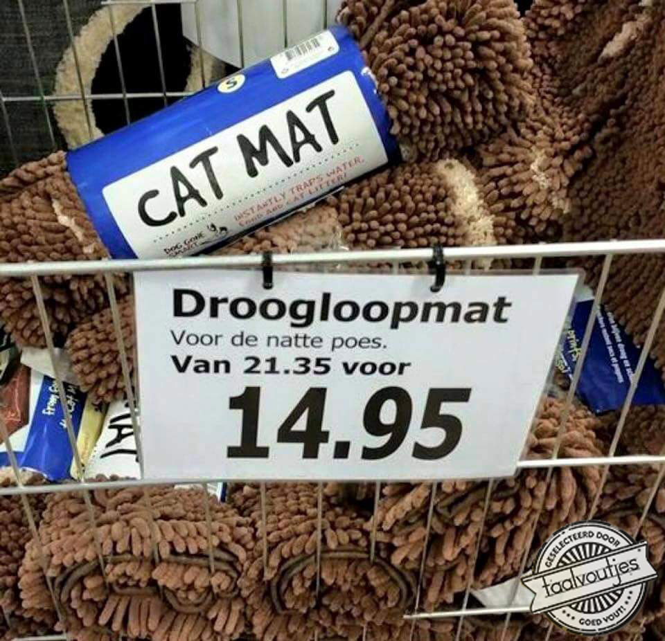 Voor de keren dat je als verzopen kat thuiskomt.