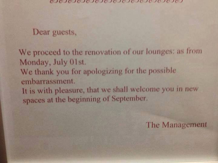 Vooruit dan maar, sorry voor onze schaamte!