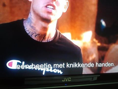 En klamme knieën zeker