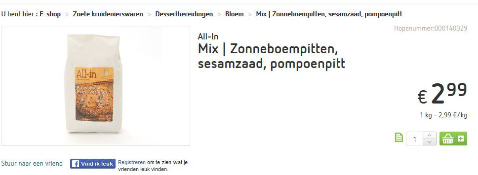 Lekker bij de boemkool of knalselderij