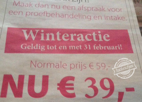 Het wordt een lange winter.