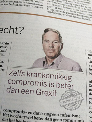 Het moet niet gekker worden!