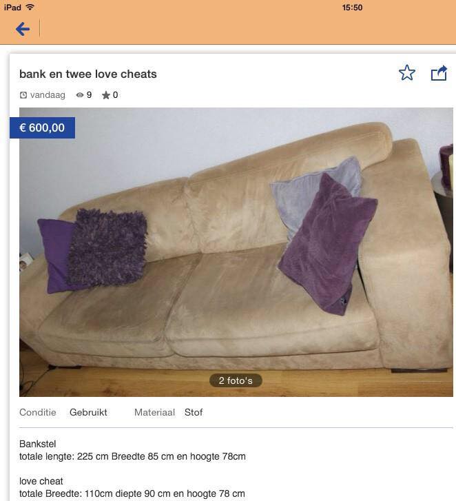 Marktplaats, voor al uw overspel.