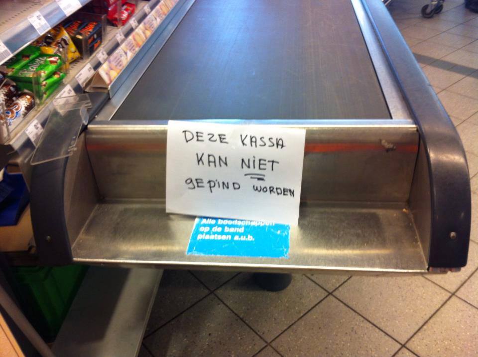 Oké, dan betaal ik hem wel contant