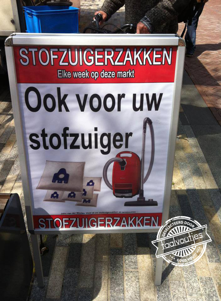 Hé, nooit geweten dat die ook in de stofzuiger kunnen!