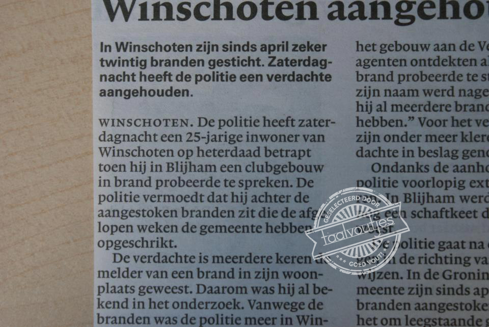 Nieuwe hit: de vuurtjesfluisteraar.  "Vat vlam! Vat vlam!"