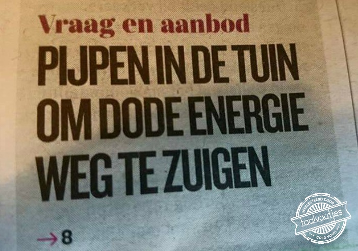 Zoeken ze nou necrofielen?