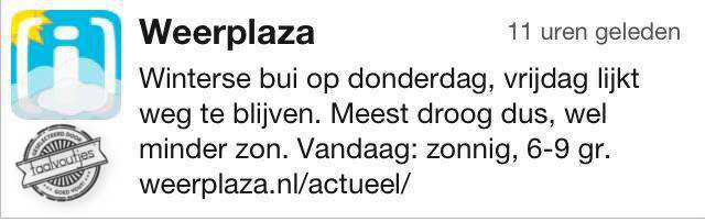 Wel jammer als je morgen jarig bent ...