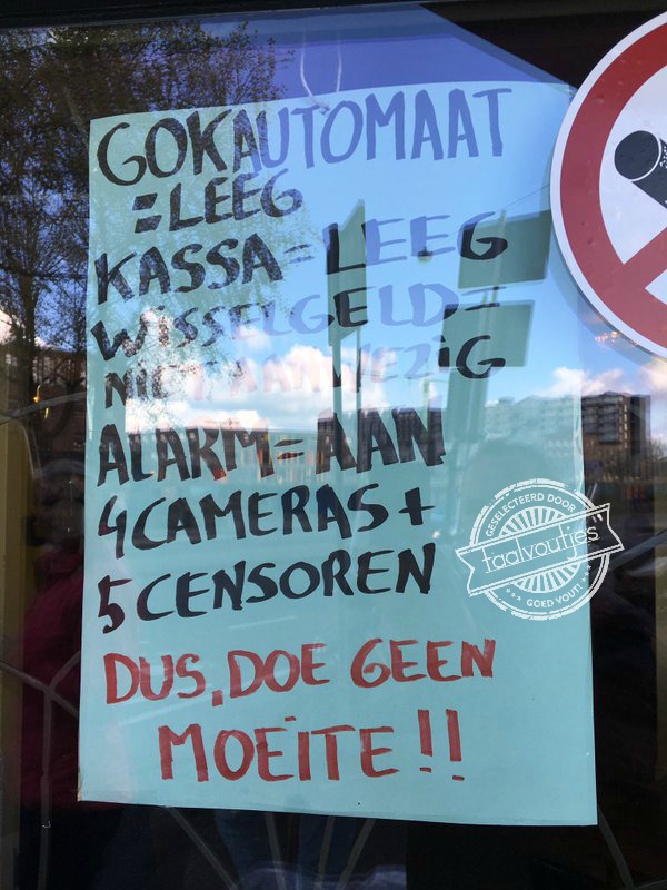 Spellingcheck = uit.