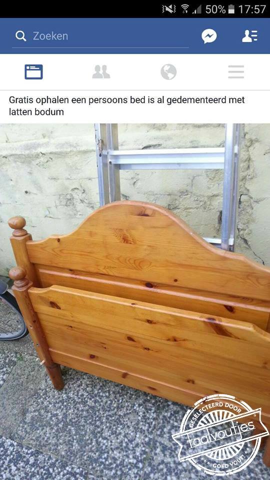 De latten zijn alleen vergeten waar of wat ze zijn.