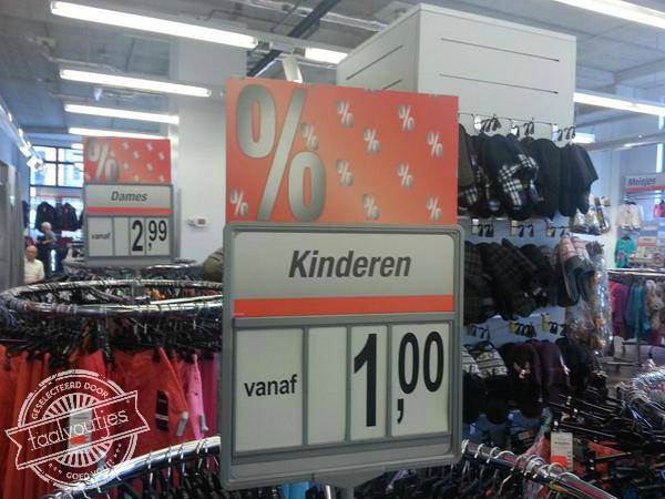 Geen geld.