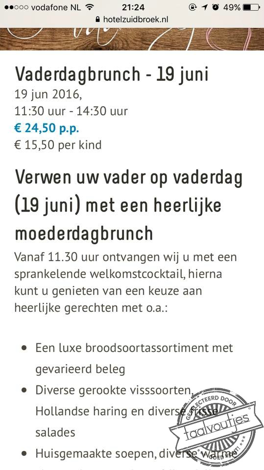 Het is wel duidelijk wie de broek aan heeft thuis.