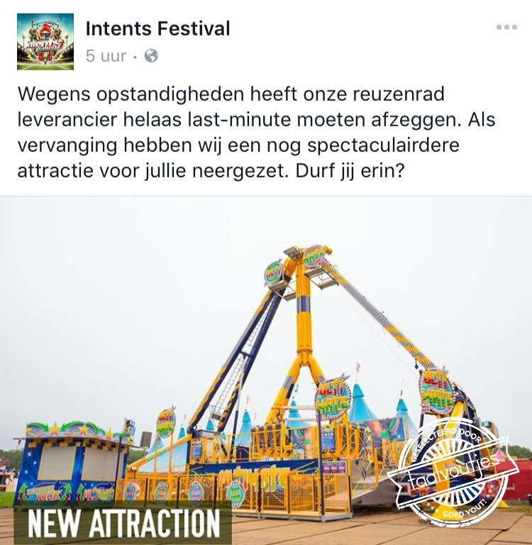 Het reuzenrad draaide he-le-maal door!