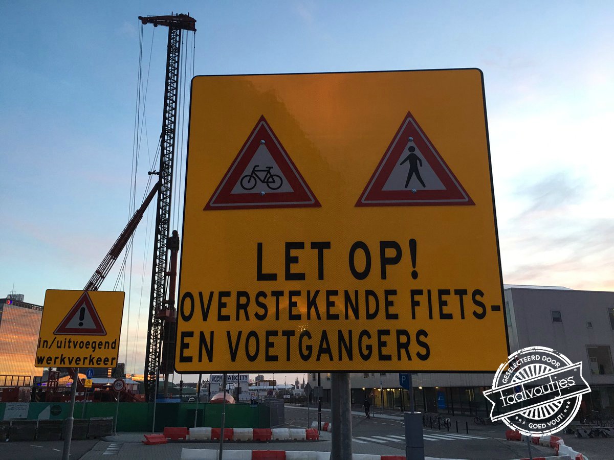 Autogangers langzaam rijden dus!