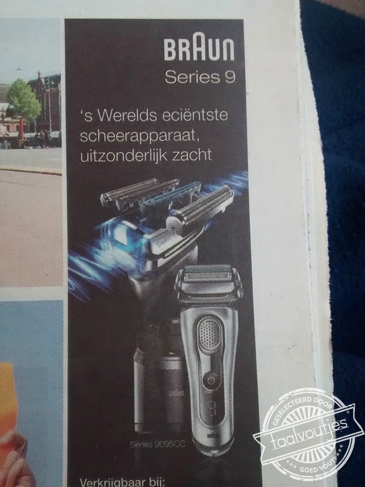 Je scheert er zelfs letters mee weg.