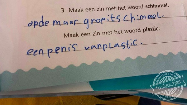Die heeft duidelijk geen last van de spatieziekte.