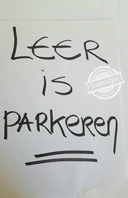 Over dingen leren gesproken ...