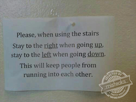 We foresee trouble ...