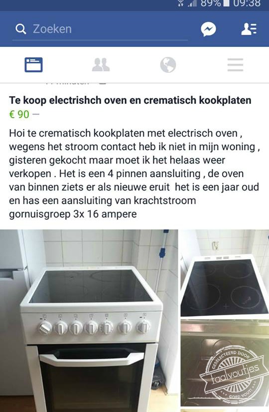 Voor als je kookkunsten toch al in vlammen waren opgegaan.