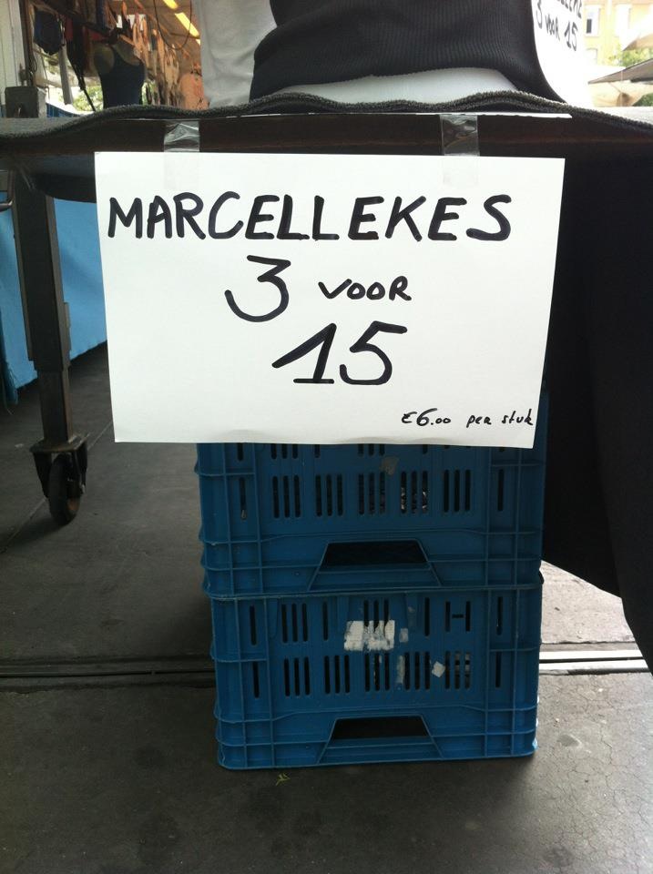 Ik heb één Marcel thuis, die vergt al genoeg onderhoud.