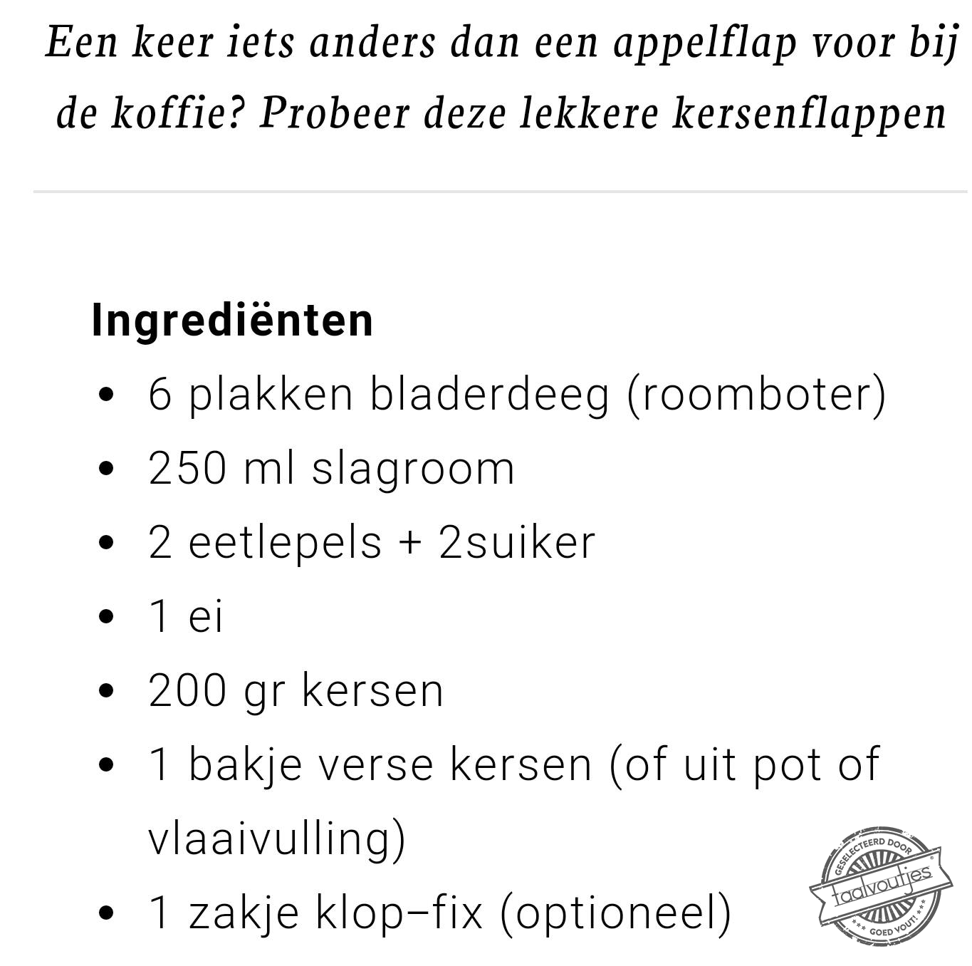 Zit er in elk geval genoeg ijzer in.