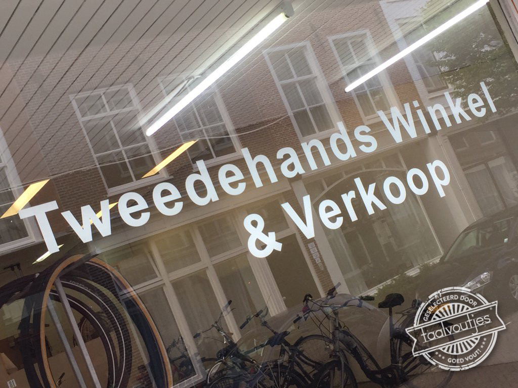 De vorige eigenaar was de winkel zat.